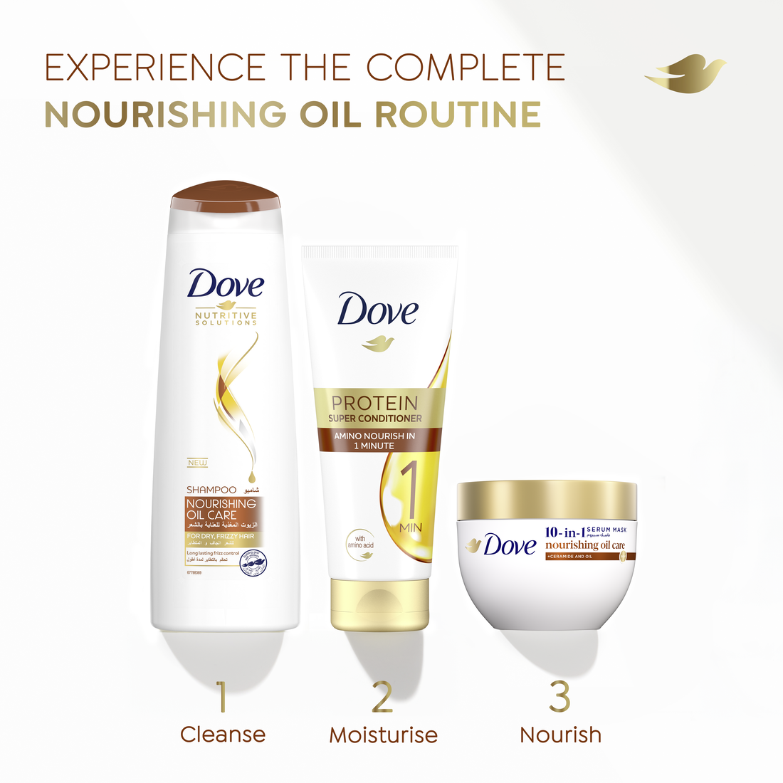 DOVE 10 in 1 serum mask