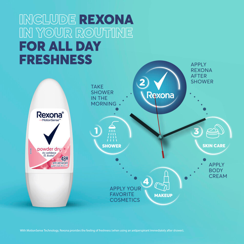 Rexona Women Antiperspirant Deodorant Roll-On