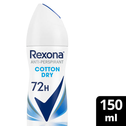 Rexona Women Antiperspirant Deodorant Spray, for 72 HR protection*