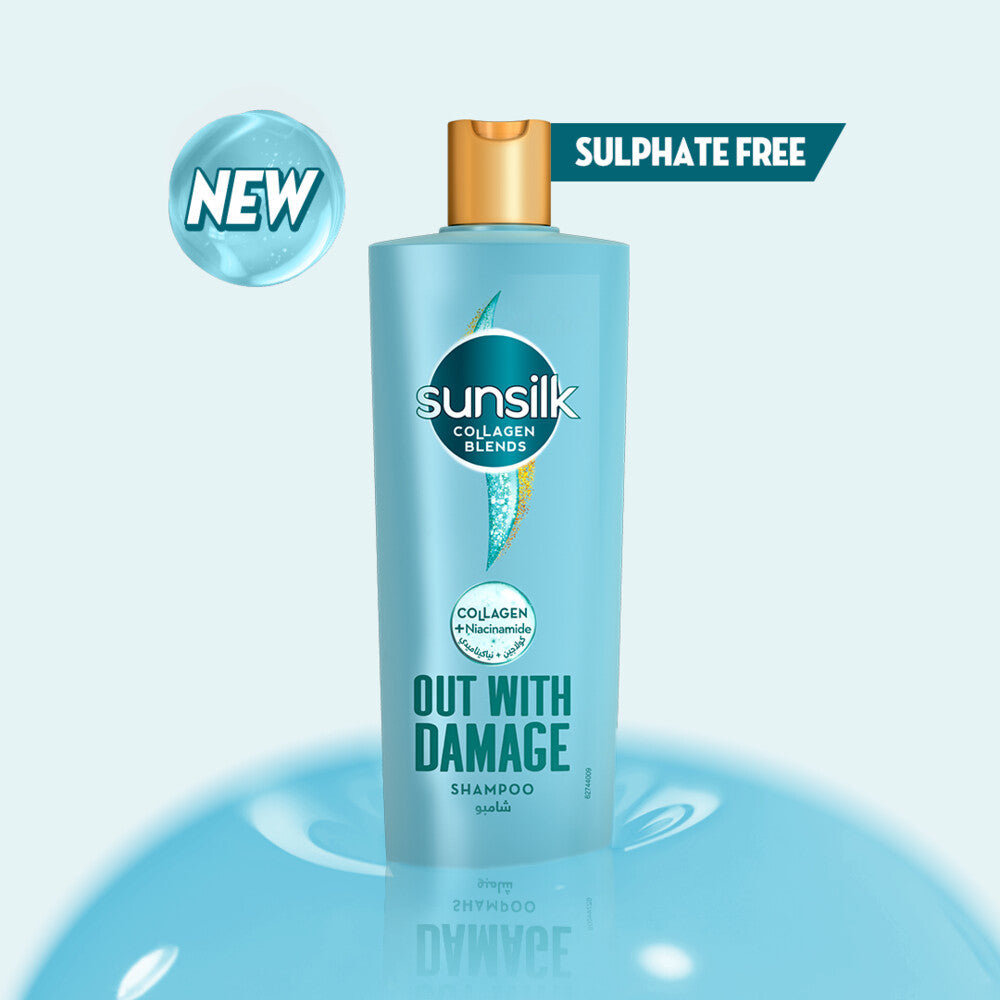 SUNSILK Collagen Blends Shampoo, for damaged hair