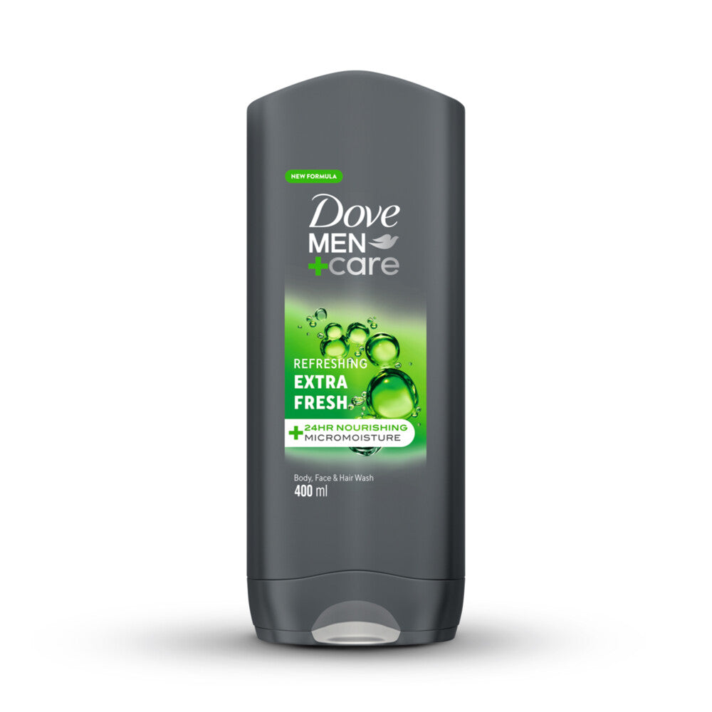 DOVE MEN+CARE Refreshing Cleanser, 3in1, for Body, Face and Hair