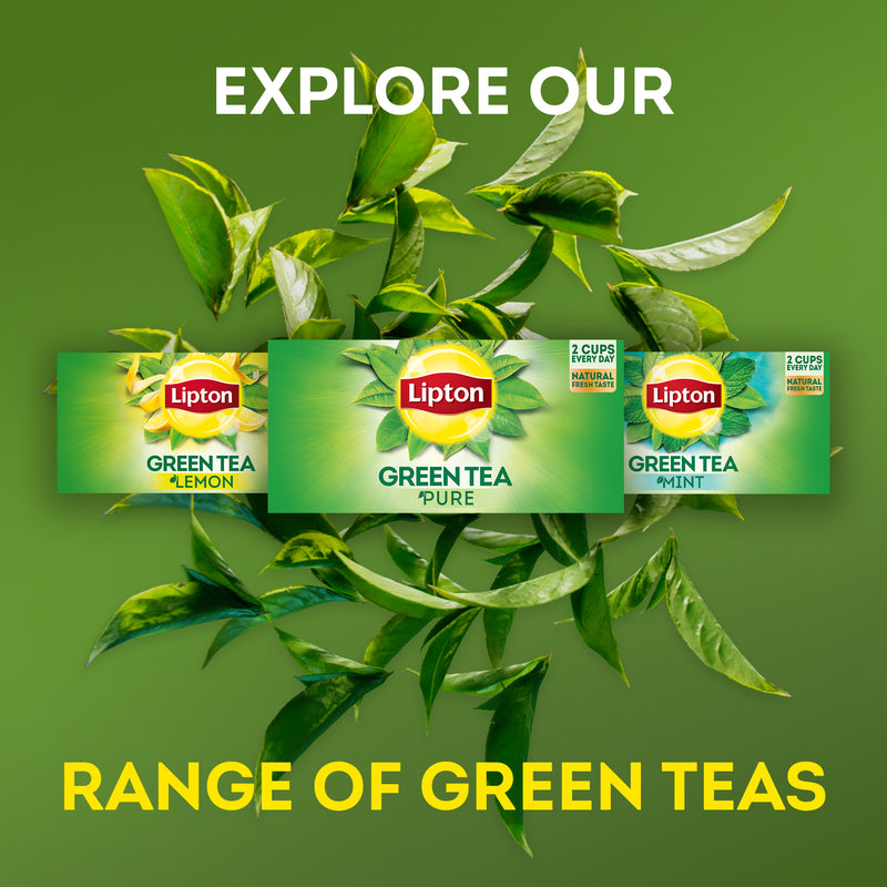 Lipton Green Tea Pure, 50 Envelope Teabags