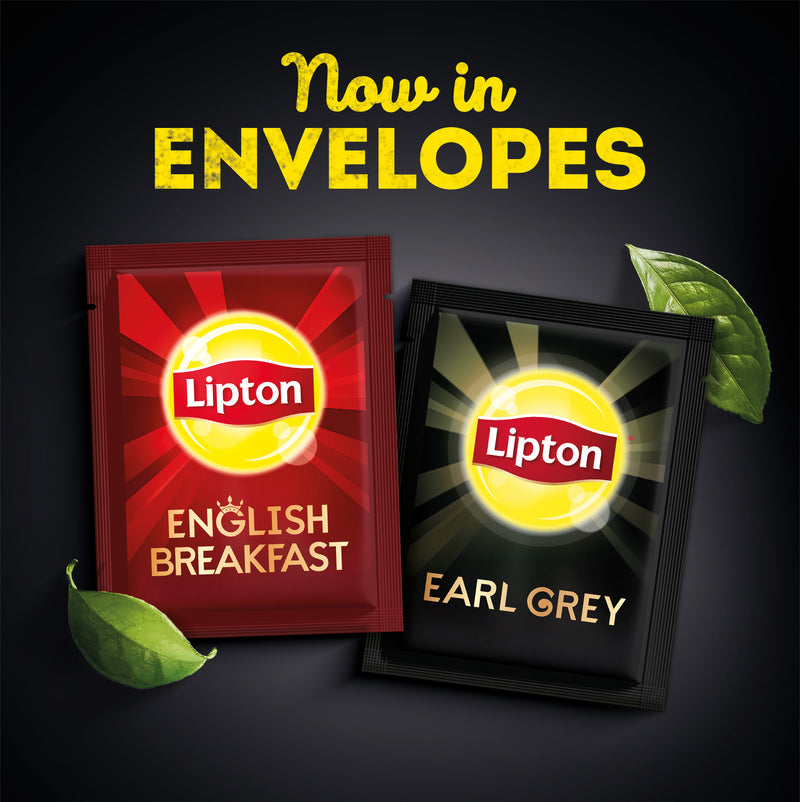 Lipton Black Tea Earl Grey, 25 Envelope Teabags