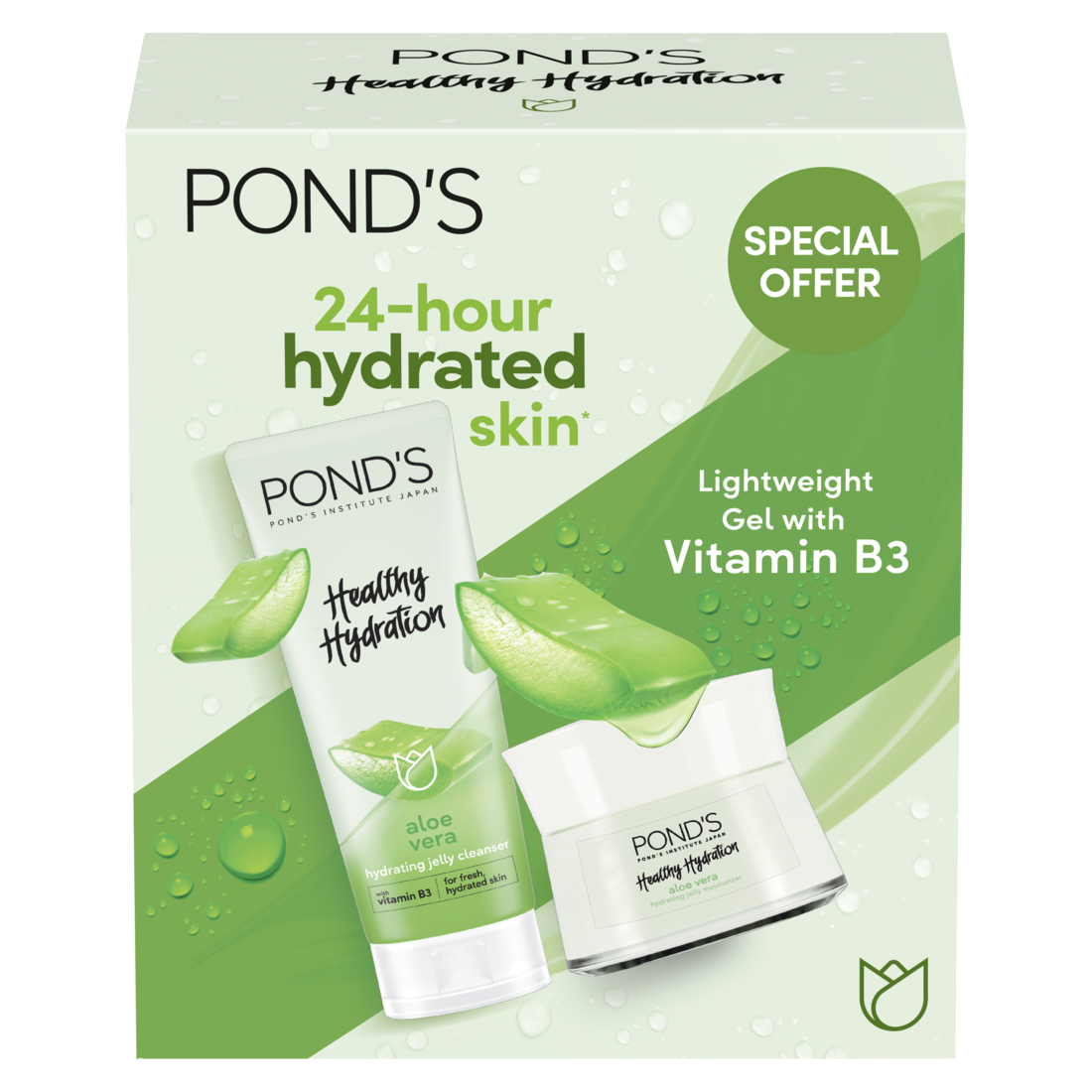 Ponds Cleanser + Moisturizer