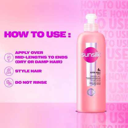 SUNSILK  Leave on Hair Cream