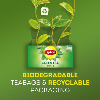 Lipton Green Tea Lemon, 50 Envelope Teabags