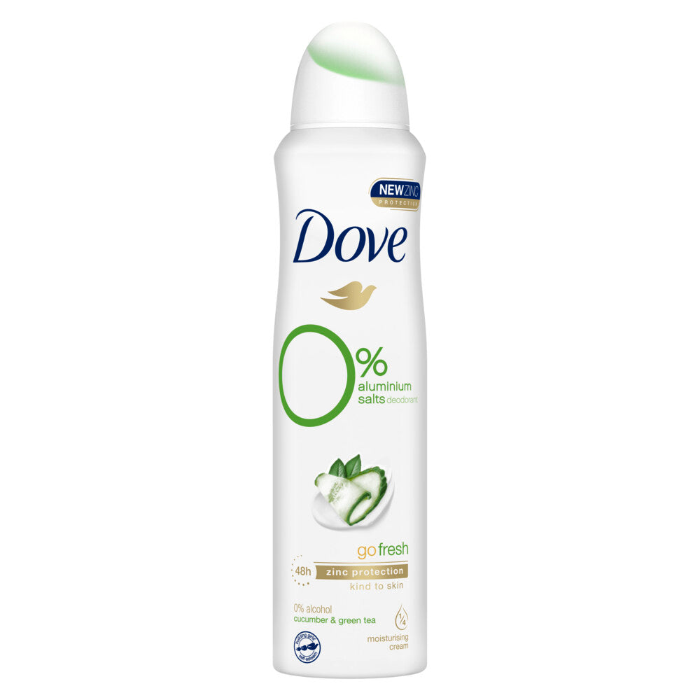 Dove 0% Antiperspirant Deodorant Spray