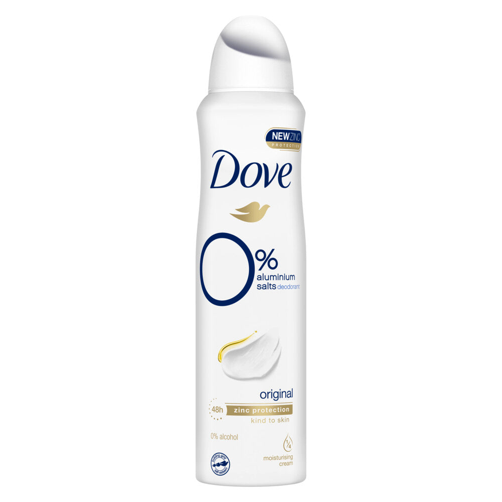 Dove 0% Antiperspirant Deodorant Spray