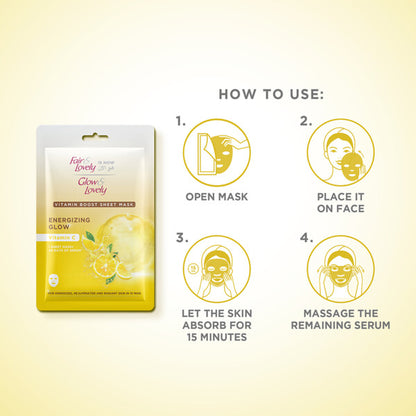 Glow & Lovely Vitamin Boost Sheet Mask