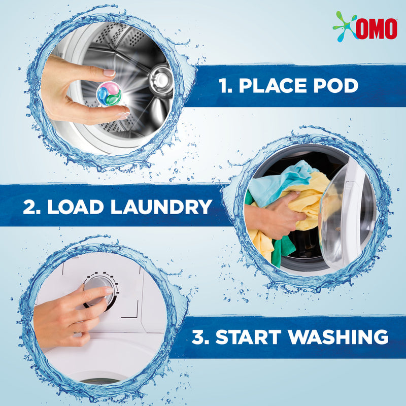 OMO 3-In-1 Laundry Capsules