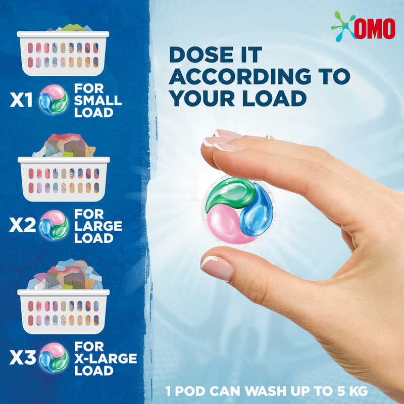 OMO 3-In-1 Laundry Capsules