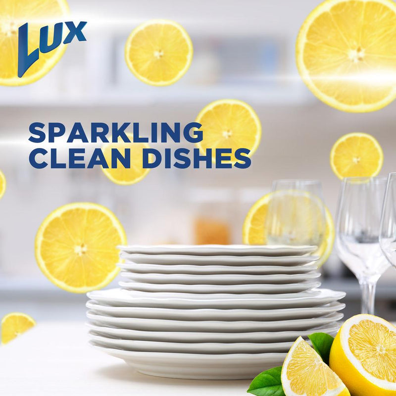 Lux Lemon Dishwash Liquid 1.25L (Pack of 3)