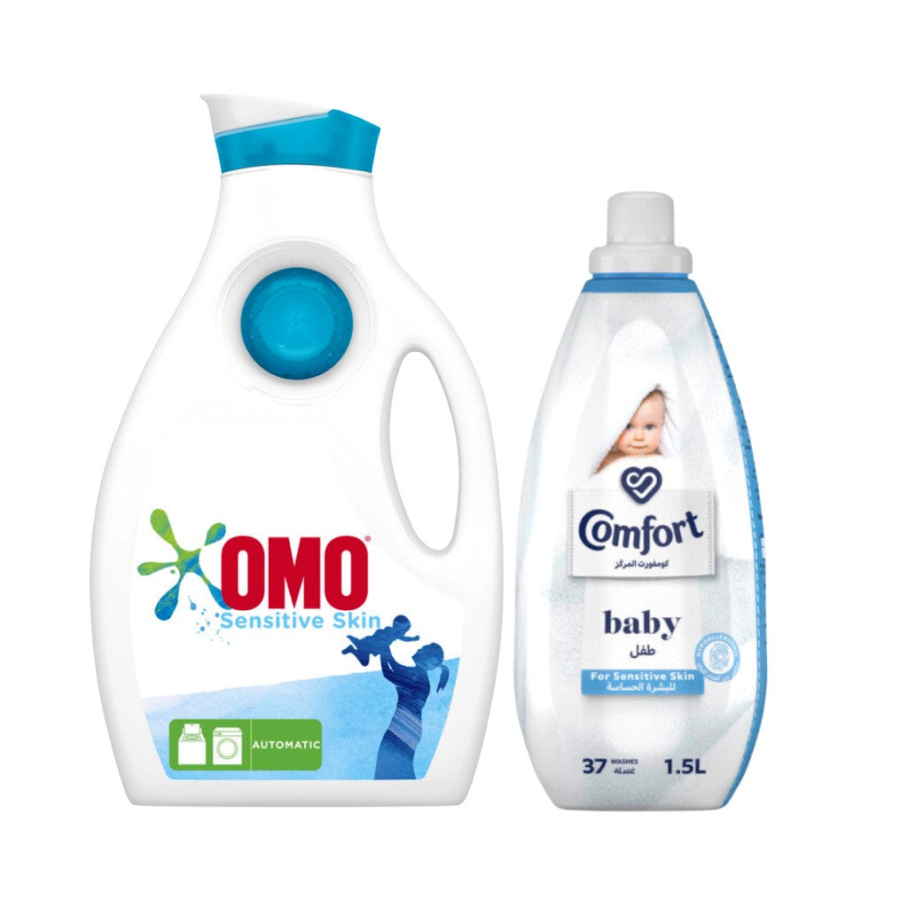 Comfort & Omo Sensitive Laundry Kit